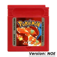 Pokemon GBC Game Cartridge — Red, Blue, Crystal, Gold, Green, Silver, Yellow 16-Bit for GB/SP