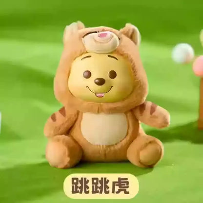 Original Winnie the Pooh Vinyl Plush Blind Box — Naughty Party Pooh Bear Bag Pendant, Cute Surprise Doll Gift