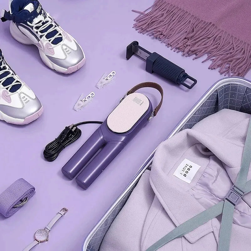Portable Folding Clothes Rack Dryer : Shoe Drying Machine with Efficient Heat - Compact and Unique Design
