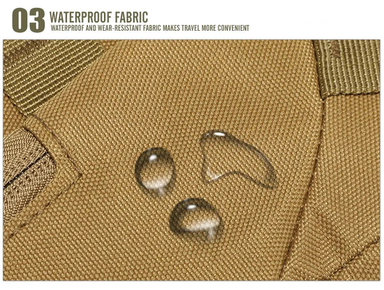 40L Tactical Reflective Backpack – Molle Camouflage Rucksack for Outdoor Hiking, Camping, Hunting & Travel