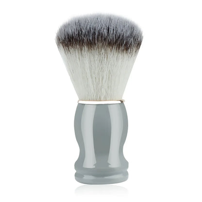 Beard Shaving Brush – Wooden Handle Bristle Hair Brush for Men, Barber Soap Foam Shave & Facial Cleaning Tool