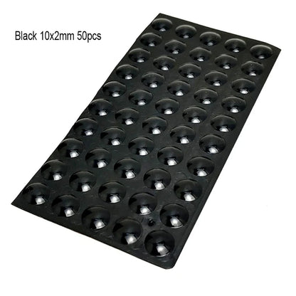18–100PCS Self-Adhesive Silicone Door Stops – Cabinet Bumpers & Rubber Cushion Pads for Furniture Protection