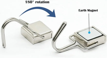 50PCS Strong Magnetic Hooks — Multi-Purpose Home, Kitchen & Bathroom Storage Hangers