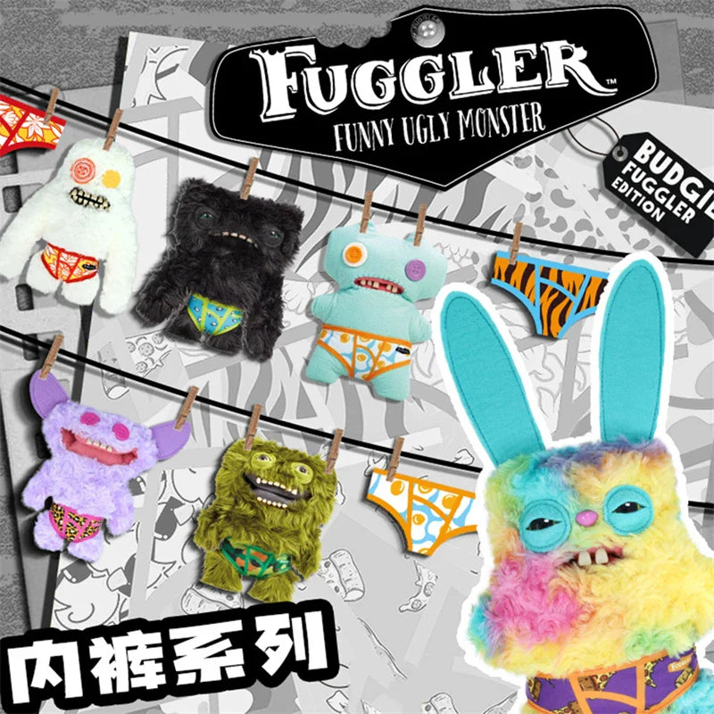 22cm Fuggler Plush Toy – Funny Tooth Monster, Alien & Crazy Rabbit Wide-Eyed Peluche Doll for Kids