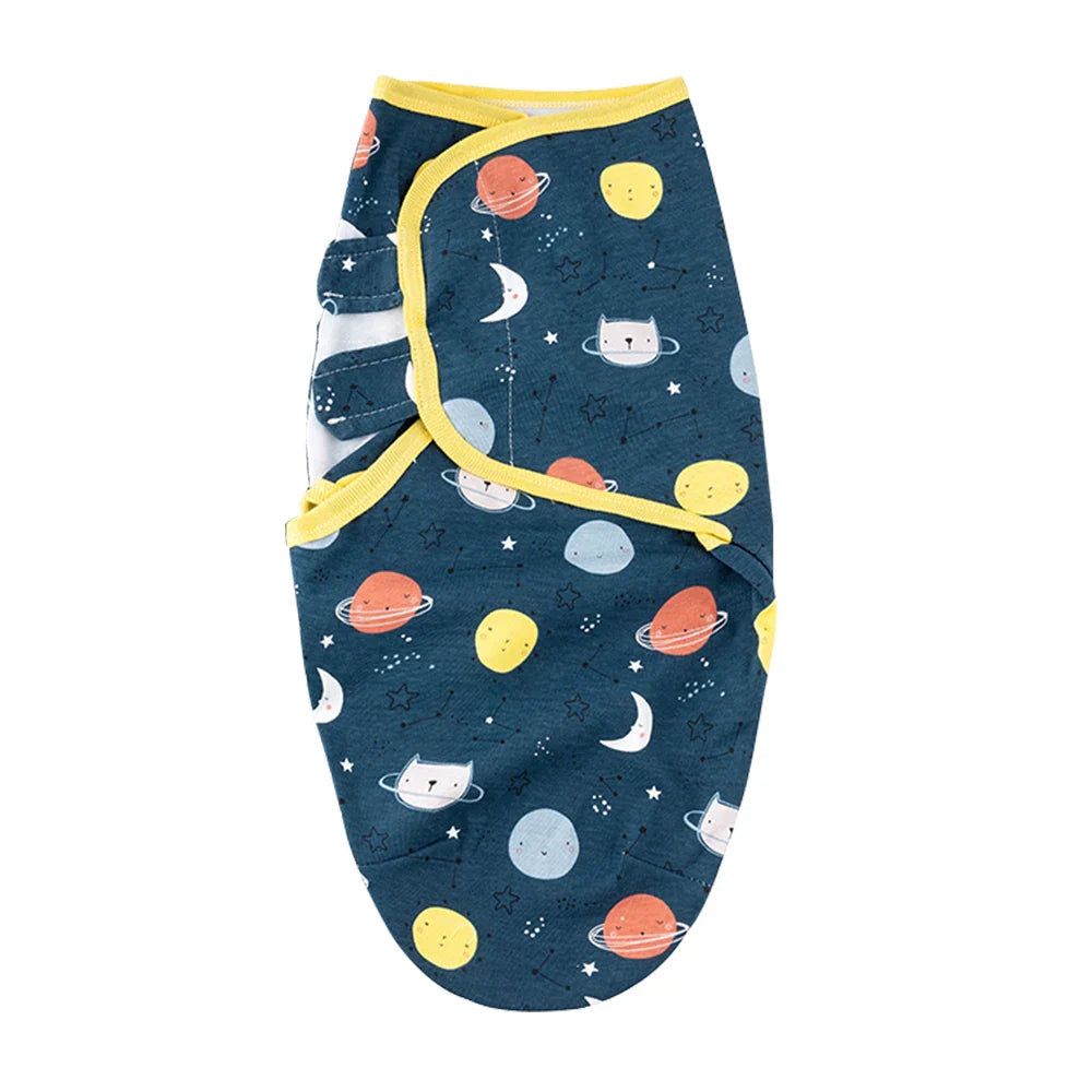 100% Cotton Newborn Swaddle Sleep Sack – Thick Infant Baby Wrap Cocoon Diaper Bag (INSULAR Summer)