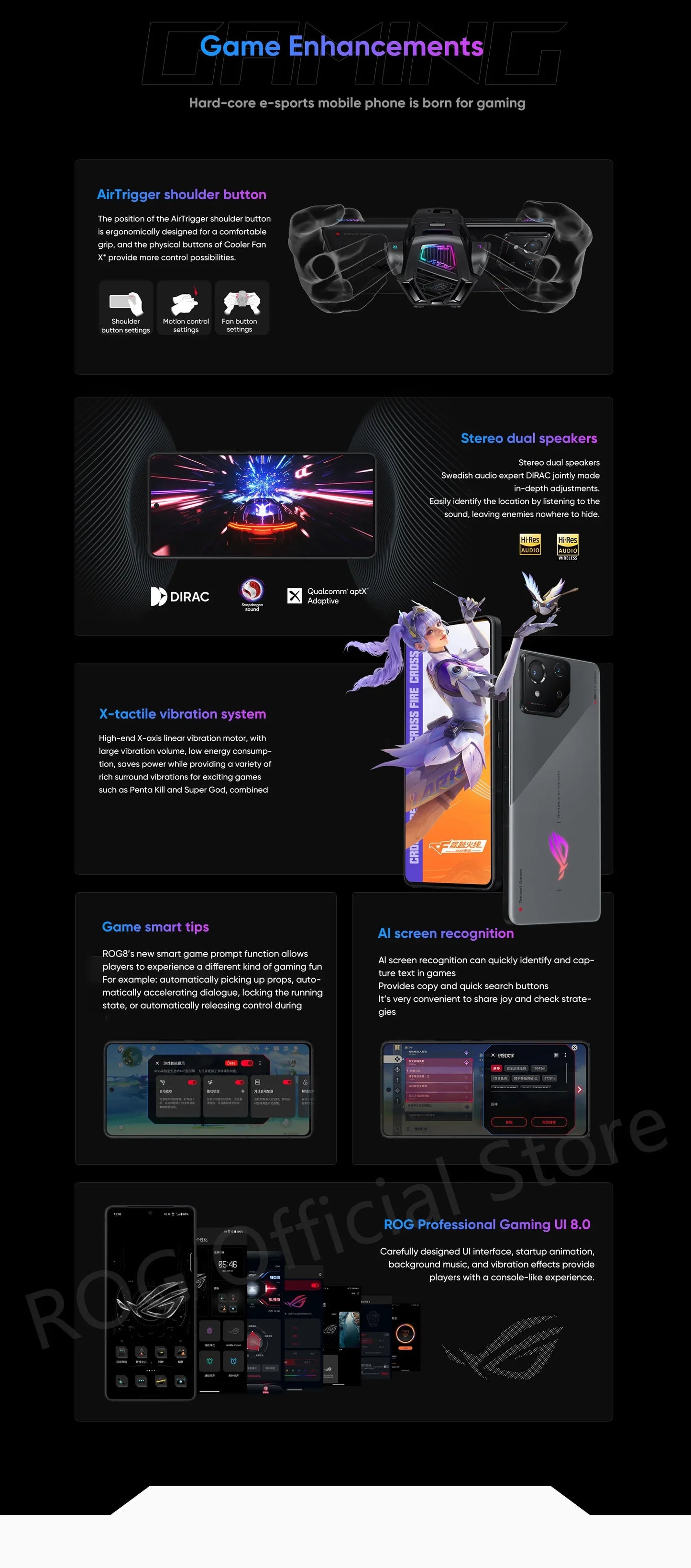 2024 ASUS ROG Phone 8 – Snapdragon 8 Gen 3, 5G Smartphone, 6.78'' 165Hz E-Sports Screen, 65W Charging, NFC, ROG 8 Pro