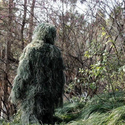 3D Camouflage Ghillie Hunting Suit | 5-Piece Withered Grass Camouflage Set