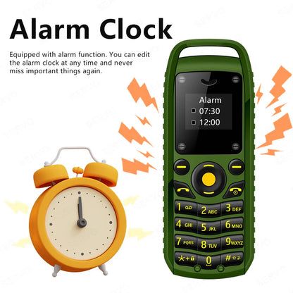 SERVO B25 Super Mini Mobile Phone – Dual SIM, Magic Voice, Bluetooth, Blacklist, Alarm Clock, 2G Feature Cellphone