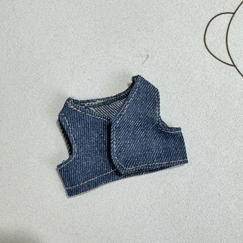 17cm Lovely Labubu Doll Clothes - First & Second Generation Supreme Clothing Set, Multi-Color Outfits