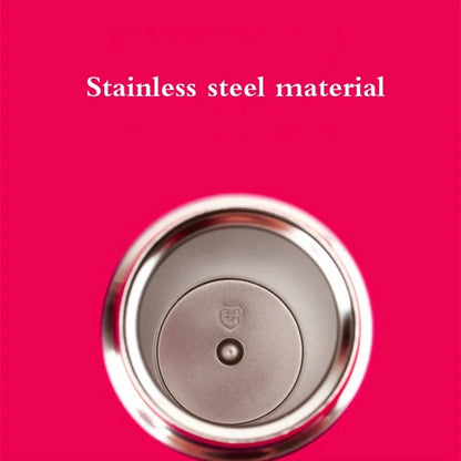 500ML Stainless Steel Vacuum Flask with Bouncing Cover - Thermos Cup for Coffee, Tea, and Milk