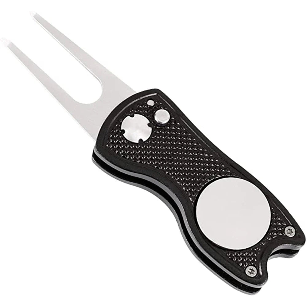Golf Towel Microfiber Waffle Pattern Brush Tool Kit: Club Groove Cleaner & Divot Repair Tool - Essential Golf Accessories