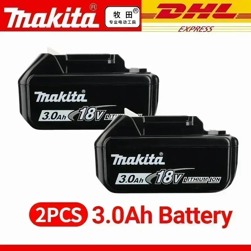 100% Original Makita 18V Lithium Battery – 6Ah/5Ah/3Ah Compatible with DTW700, DDF487, DTD173, DGA404, HR140D, DJV182 Tools