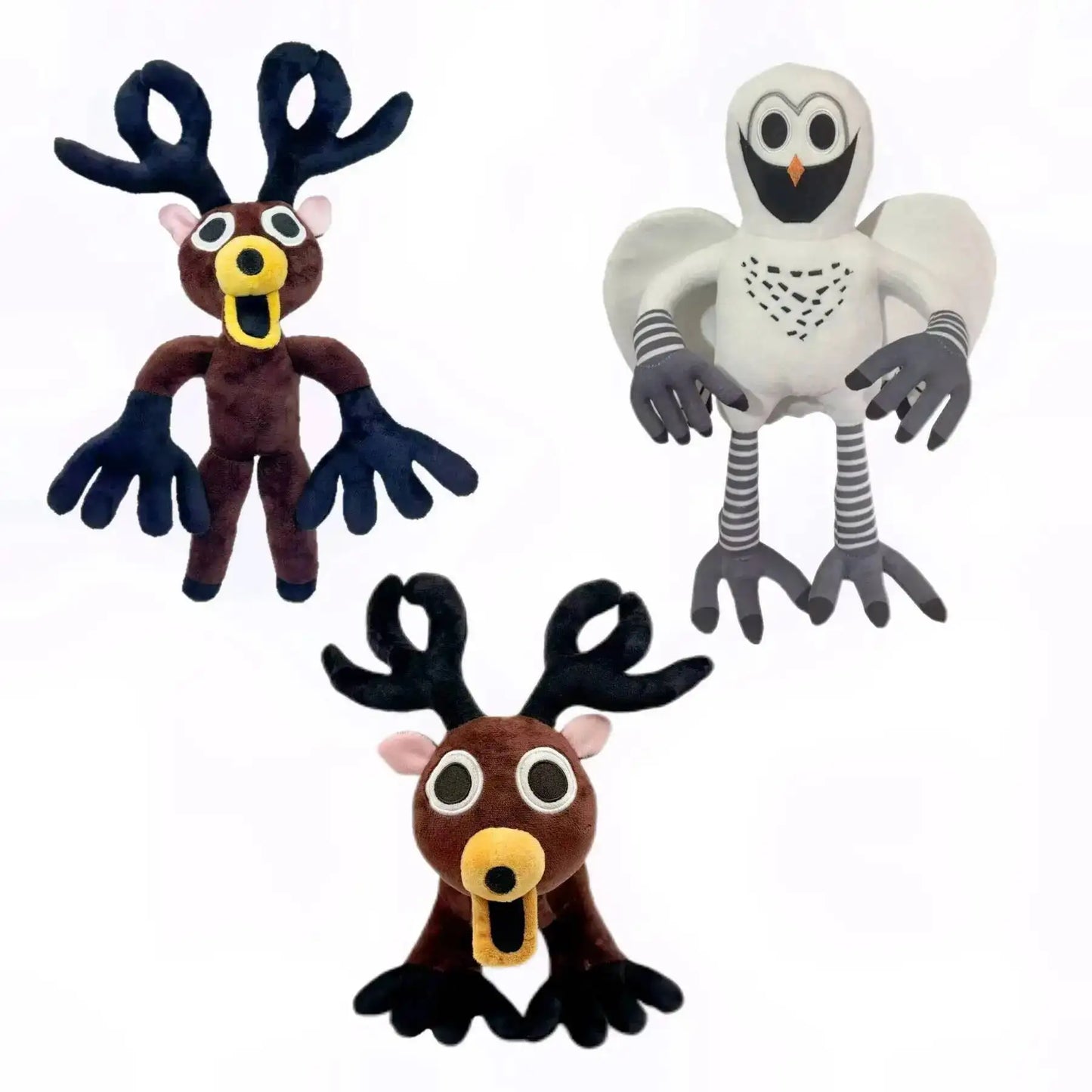 2026 New 99 Nights in the Forest Plush – Brown Elk, White Owl Stuffed Dolls & Pillows for Kids’ Gifts