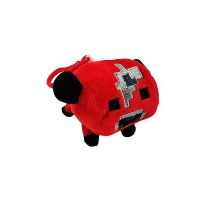 30PCS Cute Animal Plush Keychains — 10cm Pig, Dog & Dragon Stuffed Doll Pendants for Kids Gifts