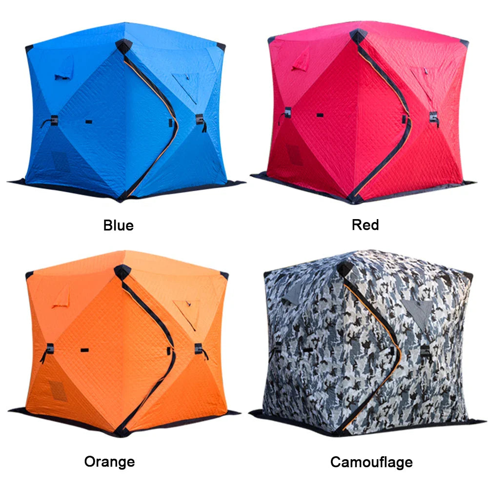 Easy Set-Up Winter Ice Fishing Tent – Portable Waterproof & Windproof Shelter for Ice Fishing