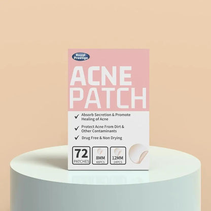 72pcs Invisible Anti-Acne Pimple Patches – Hydrocolloid Waterproof Spot & Mark Repair Stickers