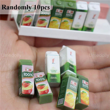 1/6 Scale Miniature Supermarket Food & Drinks – Dollhouse Store Decor Accessories for Blythe, BJD & 1/6 Dolls