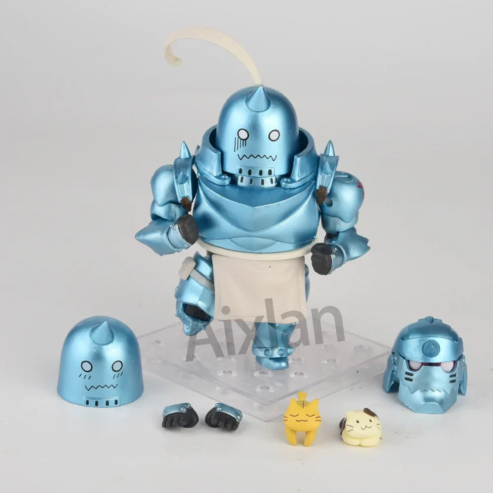 Fullmetal Alchemist Alphonse & Edward Elric Figure – 10cm PVC Anime Collectible Toy Gift for Kids