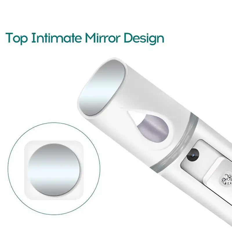 Handheld Nano Facial Mist Sprayer — Hydrating Face Steamer & Eyelash Extension Cleaner