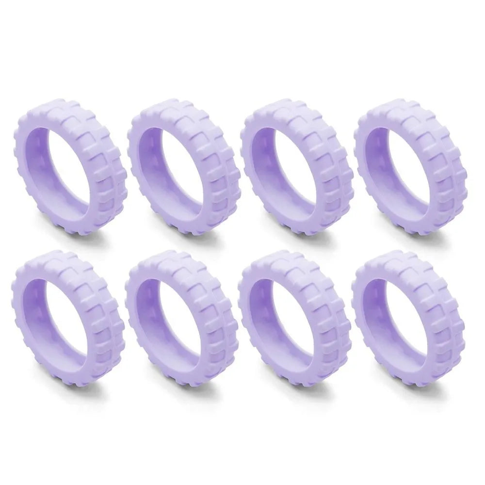 Universal Silicone Luggage Wheel Covers — Travel Suitcase Caster Protector, Noise & Wear Reduction