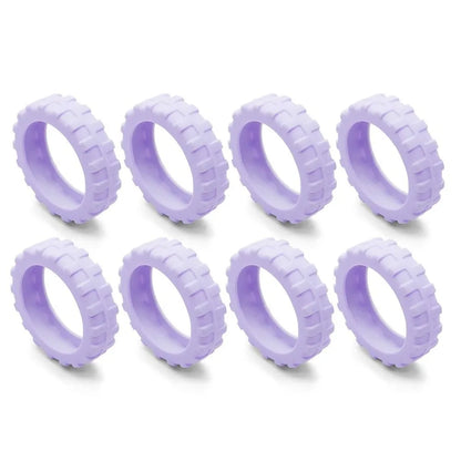 Universal Silicone Luggage Wheel Covers — Travel Suitcase Caster Protector, Noise & Wear Reduction