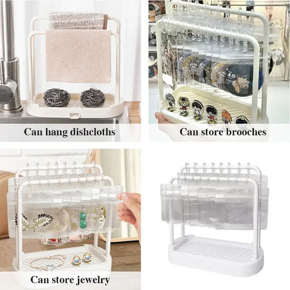 Multi-Functional Display Stand - Jewelry, Badge & Collectible Organizer Rack