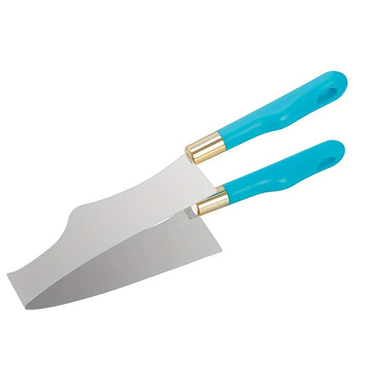 Stainless Steel Cake Slicer & Triangle Cutter Tool – Professional Baking Knife for Home, Bakery & Pastry Chefs