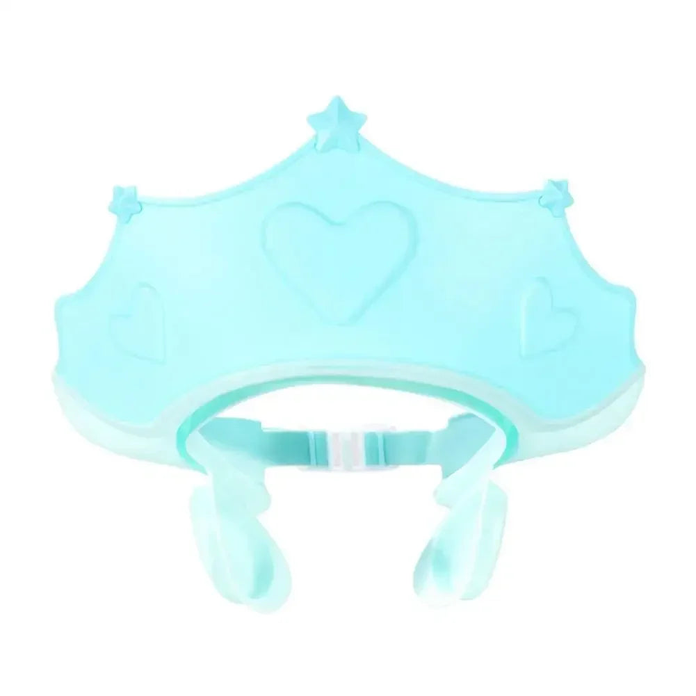 Kids Hair Wash Shower Cap - Adjustable Soft Bath Hat with Ear Protection for Baby Shampoo Time