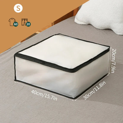 Large Waterproof Clothes Storage Bag – Dustproof Quilt & Wardrobe Organizer, Foldable Luggage Closet Storage Solution