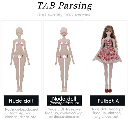 1/4 BJD Doll Carmen A Bariy — High-Quality Ball Jointed Doll Toy Gift for Girls
