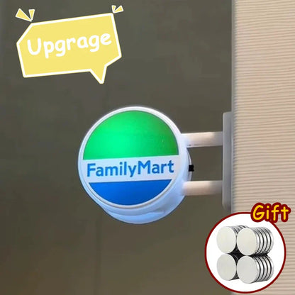 Coffee Shop Magnetic Fridge Stickers – Creative 711 Luminous Light Box, Convenience Store Light Sign & Home Decor Ornament