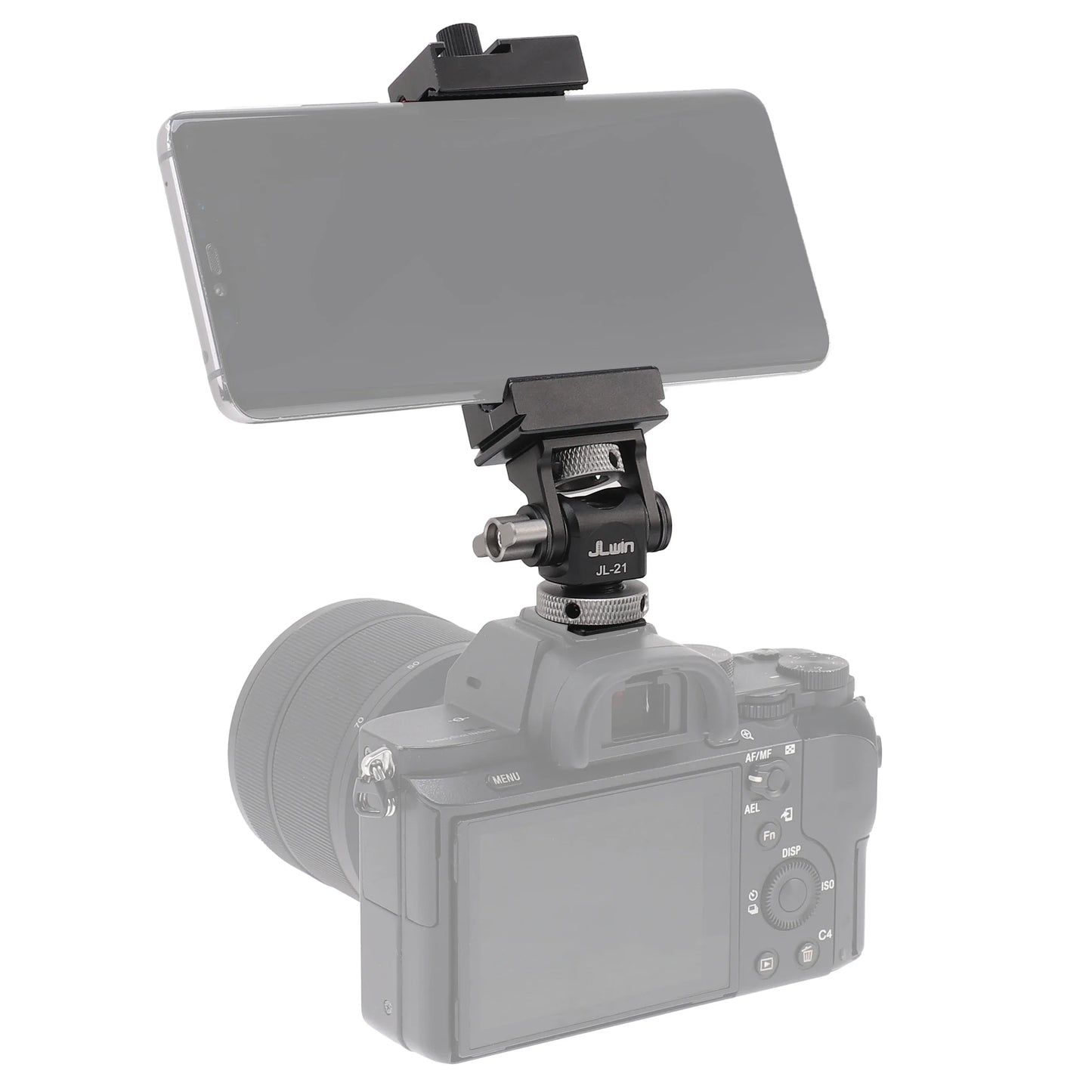 FOTGA Cold Shoe Monitor Mount Bracket – Universal QR Plate for DSLR/SLR Camera, Monitor, and Speedlite, 3KG Payload