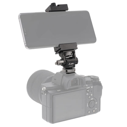FOTGA Cold Shoe Monitor Mount Bracket – Universal QR Plate for DSLR/SLR Camera, Monitor, and Speedlite, 3KG Payload