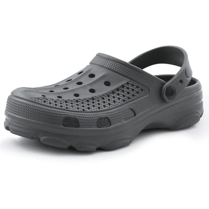 Comwarm Men’s Clogs Slippers – Breathable Non-Slip Garden & Beach Sandals for Indoor Outdoor Casual Wear