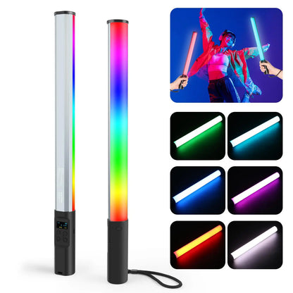 PULUZ 132 LED Handheld RGB Stick Light Full Color Fill Light Wand for Photography & Video Shooting