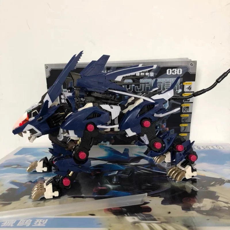 BT Building Blocks ZOIDS RZ-041 Liger ZERO Jager — 1:72 Scale Full Action Plastic Model Kit, Assemble Toy, Christmas Gift for Children