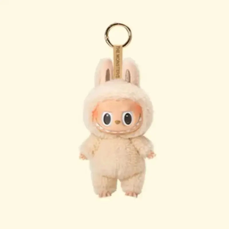 17cm Labubu V1 The Monsters Blind Box - Keychain & Cardiac Macarone Girl Gift with Free Sonny Angel