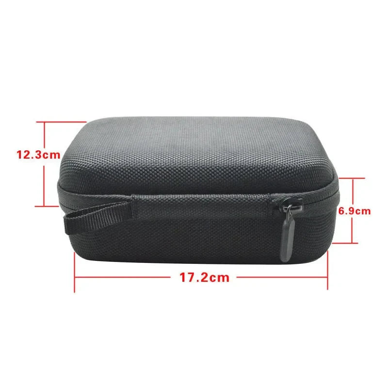 Small Carrying Case for GoPro Hero 13–4 — Portable Black Storage Box & Travel Bag for DJI Osmo, Insta360 Cameras