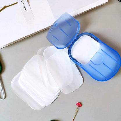 Convenient Travel Soap Paper: Disposable Bathroom Soap Sheets - Clean Scented Mini Paper Slice Soap for Hand Washing (20/60/100PCS)