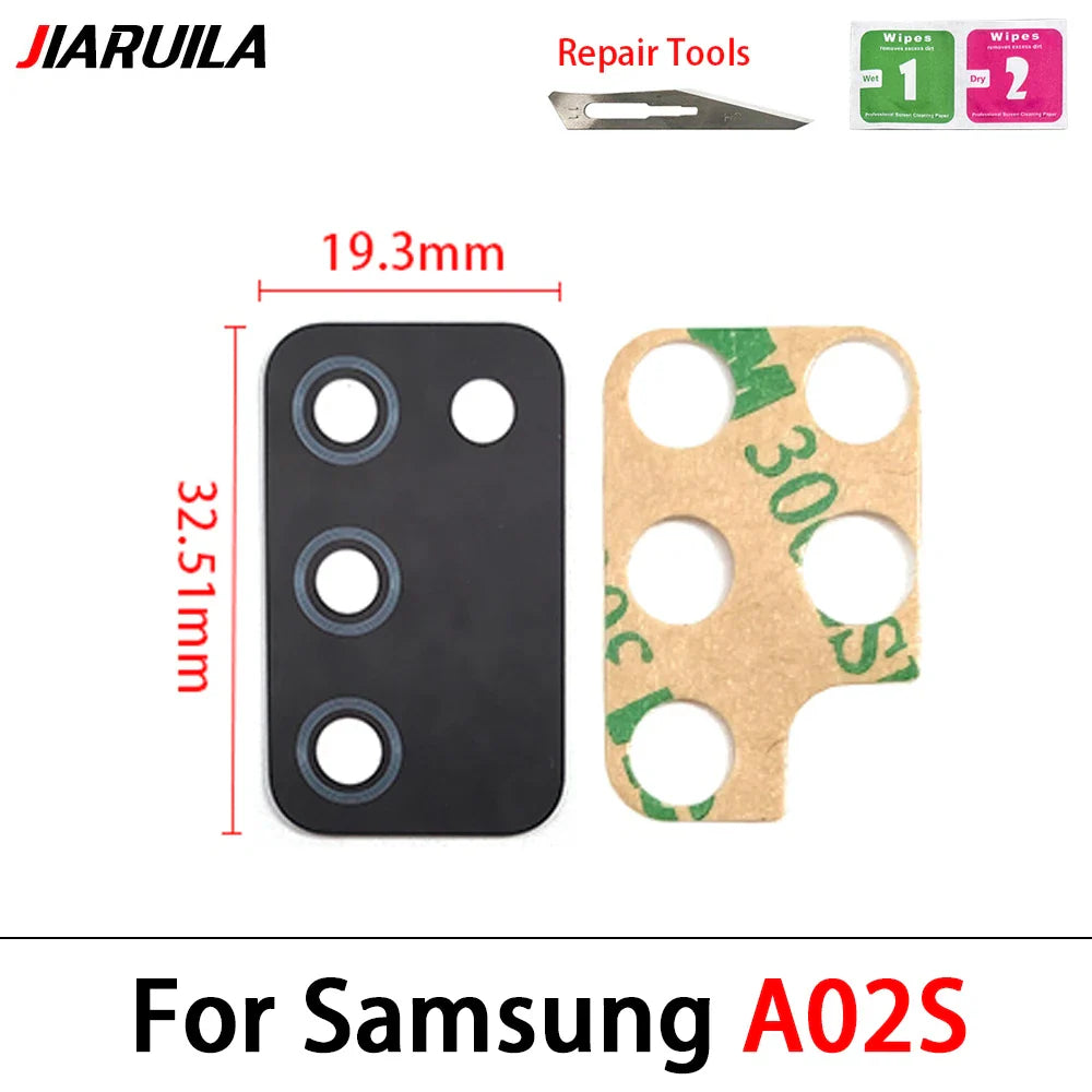 Rear Camera Glass Lens Replacement with Adhesive for Samsung M Series & A Series (M51, A10s, A20s, A12, A50s, A51, A71, M21, M31s)