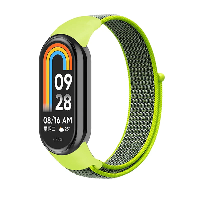Nylon Loop Strap for Xiaomi Mi Band 3-9 – Replacement Sport Smartwatch Wristband
