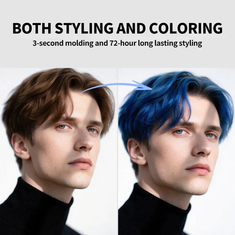 13-Color Halloween Hair Wax – 50g/120g DIY Temporary Hair Dye Cream for Party, Cosplay, Men & Women