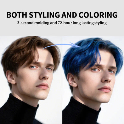 13-Color Halloween Hair Wax – 50g/120g DIY Temporary Hair Dye Cream for Party, Cosplay, Men & Women