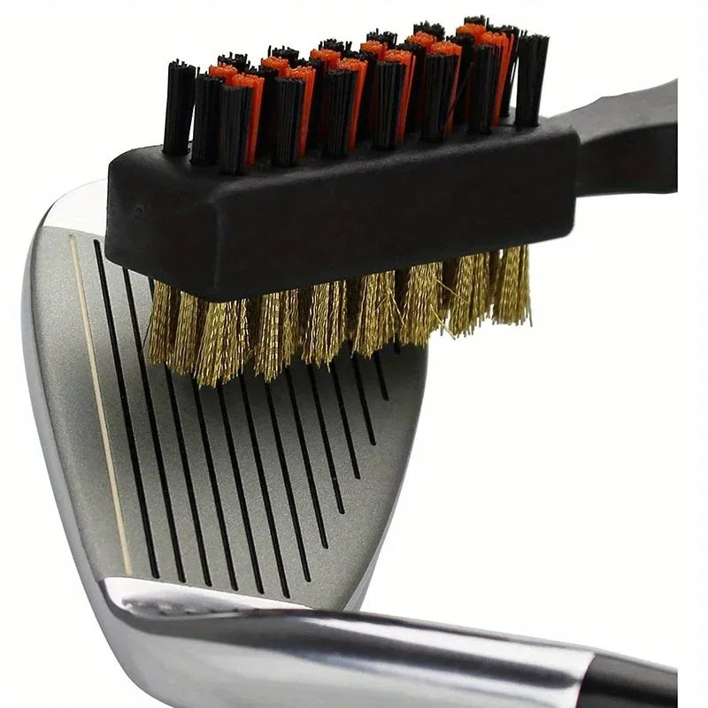 Golf Club Cleaner Brush – Groove & Putter Cleaning Tool for Wedges and Balls, Essential Golf Accessory