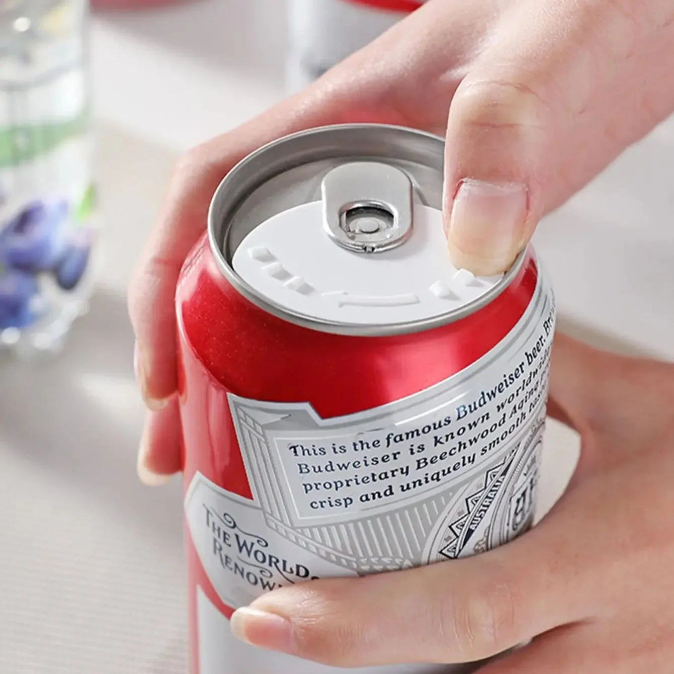 5Pcs Can Lid Sealer – Plastic Beverage Can Protector for Soda, Beer & Drink Bottles