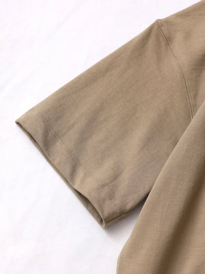 Heavy Cotton Oversized Men’s T-Shirt – 320g Solid Color Drop Shoulder Short Sleeve