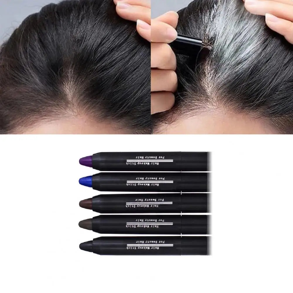 3.5g Hair Dye Pen - High Saturation Quick Dye - Portable Hair Touch-Up Chalk - Makeup Accessories for Hair Color Modification