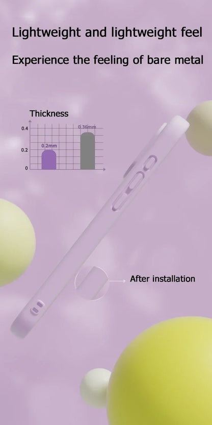 Original Liquid Soft Silicone MagSafe Case – Magnetic Wireless Charging Cover for iPhone 16 Plus, 15, 14, 13, 12 Pro Max, 11