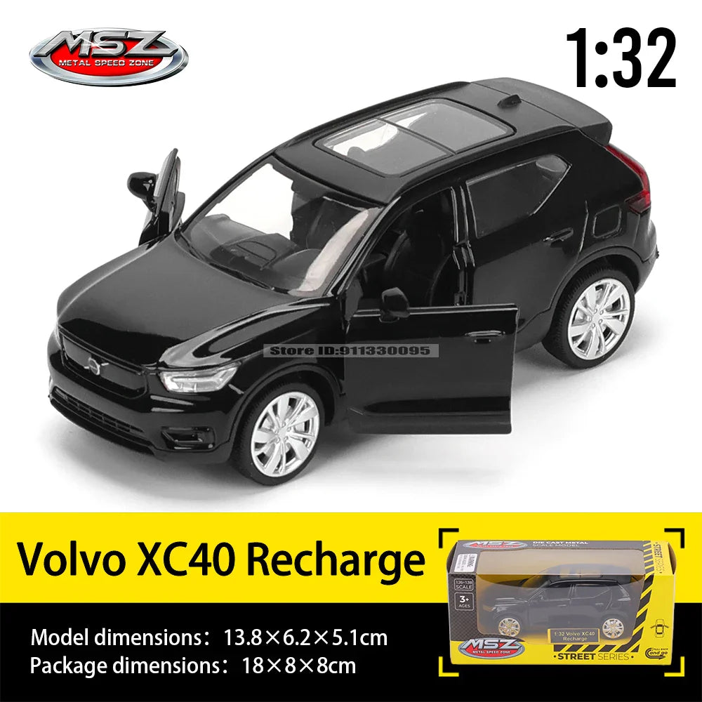 MSZ 1:32 Die-Cast Car Model — Porsche 911 GT3 RS, Audi, BMW & Nissan Alloy Toy Collectible, Decorative Gift for Kids & Adults