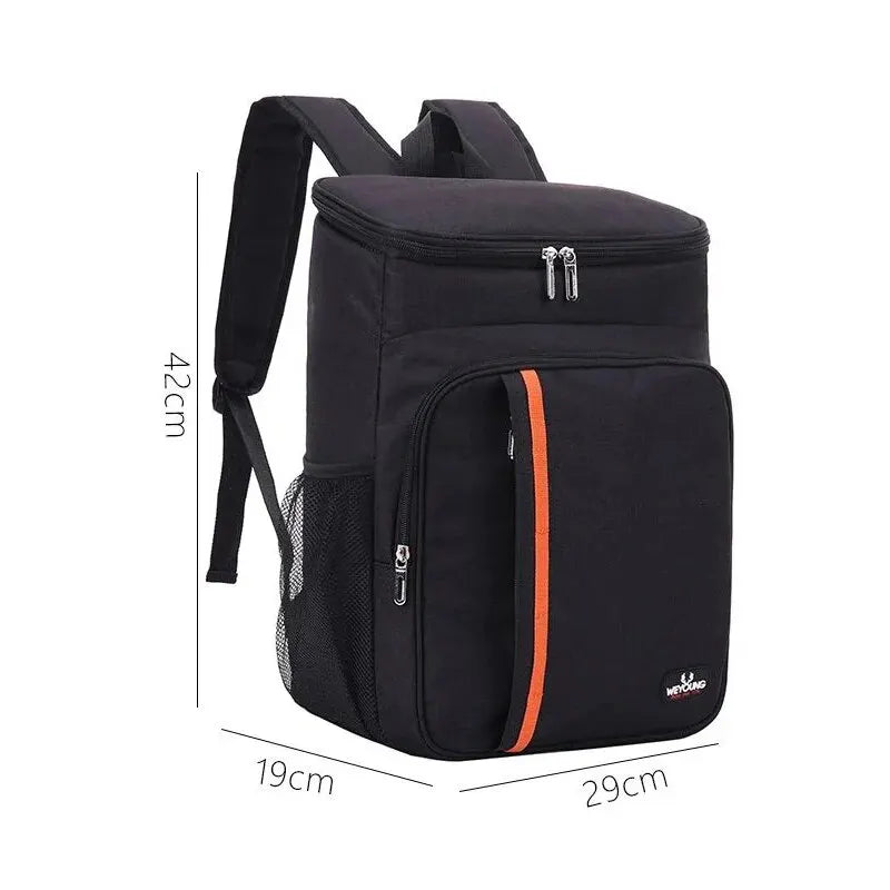 Multifunctional Shoulder Insulation Bag — Outdoor Picnic Cooler Backpack, Leak-Proof Ice Bag for Travel & Fresh-Keeping